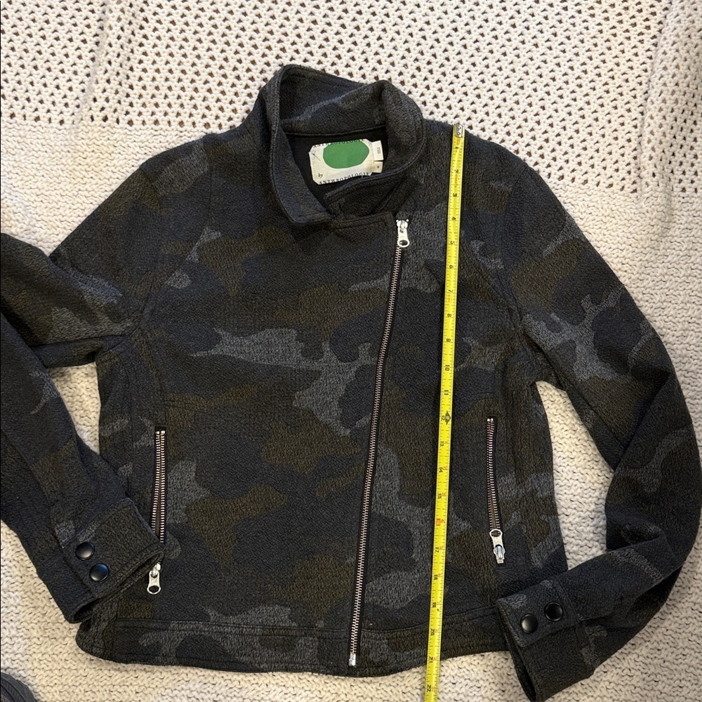Anthropologie Camouflage Medium Women’s Textured Jacket - Picture 9 of 14